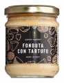 Fonduta al tartufo, krim keju dengan truffle musim panas, Langhe Gourmet - 180 gram - Kaca