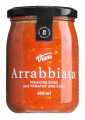 ARRABBIATA - Pittige sugo met chili, tomatensaus met chili, Viani - 280 ml - Glas