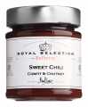 Royal Selection Sweet Chili Chutney, Chutney met zoete chili, Belberry - 180g - Glas