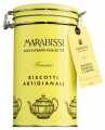 Biscotti al limone e zenzero, Giallo, patisseries au citron et gingembre, Pasticceria Marabissi - 200g - peut