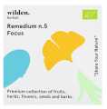 Remedium n.5 Focus Pack, organico, mistura de cha Focus Pack, saco, organico, ervas Wilden - 10x2g - pacote