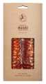 Chorizo Magno Natural Lonchas, essiccato all`aria. Salame di maiale con peperoni, salumi, Alejandro - 100 g - pacchetto