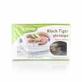 Black Tiger prawns, with head, with shell, approx. 4-6 pieces - 800 g - Cardboard Black Tiger prawns, with head, with shell, approx. 4-6 pieces - 800 g - Cardboard