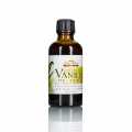 Vanilla extract from Tahiti vanilla, without specks, cold pressed - 50 ml - bottle Vanilla extract from Tahiti vanilla, without specks, cold pressed - 50 ml - bottle