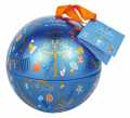 Metal Christmas bauble, metal Christmas bauble with 10 Napolitains, Dolfin - 10 x 10 g - Piece Metal Christmas bauble, metal Christmas bauble with 10 Napolitains, Dolfin - 10 x 10 g - Piece