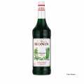 Monin woodruff syrup 1:8, vegan - 750 ml - Bottle Monin woodruff syrup 1:8, vegan - 750 ml - Bottle