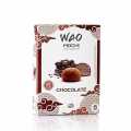WAO Chocolate Mochi - Mochi with chocolate ice cream - 210 g, 6 x 35 g - Cardboard WAO Chocolate Mochi - Mochi with chocolate ice cream - 210 g, 6 x 35 g - Cardboard