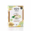 WAO Coconut Mochi - Mochi with coconut ice cream - 210 g, 6 x 35 g - Cardboard WAO Coconut Mochi - Mochi with coconut ice cream - 210 g, 6 x 35 g - Cardboard