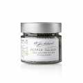 Pepper Deluxe, black pepper fermented with sea salt, whole - 100 g - Glass Pepper Deluxe, black pepper fermented with sea salt, whole - 100 g - Glass
